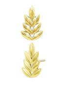 Junipurr Forest Push-In Stud Earring, 14k Yellow Gold
