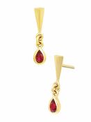Junipurr Till Death Push-In Stud Earring, 14k Yellow Gold