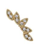 BVLA Serenity Threaded Stud Earring, 14k Yellow Gold image