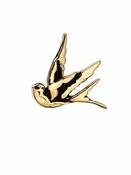 BVLA Swallow Threaded Stud Earring, 14k Yellow Gold image