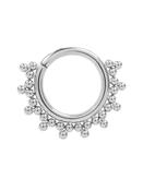 Tribead Daith Clicker Earring, Titanium image