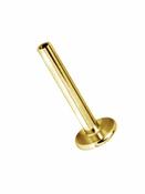 Solid Gold Labret Bar, 14ga, 18k Solid Gold image