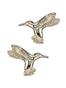 BVLA Hummingbird Threaded Stud Earring, 14k Yellow Gold (Size: Small) image