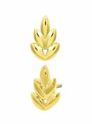 Junipurr Fernanda Push-In Stud Earring, 14k Yellow Gold image