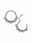Mini Love Hearts Daith Clicker Earring, Steel, 10mm image