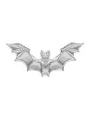 Anatometal Vampire Bat Threaded Stud Earring, 18k White Gold image