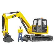 BRUDER Cat Mini Excavator with Worker image