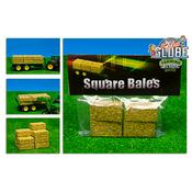 KIDS GLOBE Pack of 4 Square Bales