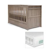 Mamas &amp;amp; Papas Franklin CotBed Grey Wash image