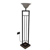 Up Lighter Floor Lamp with Oak Base image