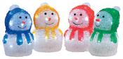 17cm Assorted LED Acrylic Snowmen