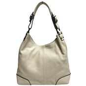 White Leather Shoulder Bag image