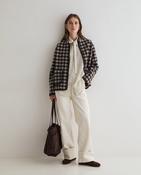 Gingham Wool Jacket image