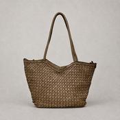 Woven Leather Tote