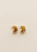 Abstract heart Gold Earrings image