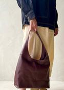 Oxblood Leather Shoulder Bag image