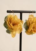 Gold Rose Earrings image