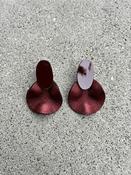 Waves Leather Earrings