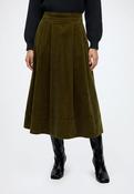 Olive Corduroy Skirt image
