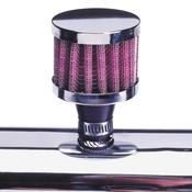 Premium Breather Filter 15mm Polished/Red