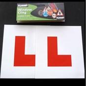 Summit Window Cling L Plates Pair