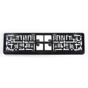 Premium EU Licence Plate Holder Black