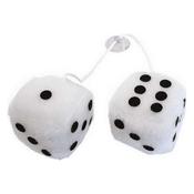 Carpoint Furry Dice White