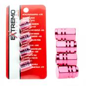 Premium Aluminum Valve Caps Pink 4Pcs image