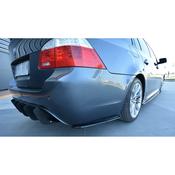 Maxton Design Rear Side Splitters BMW E60 M Pack Gloss Black