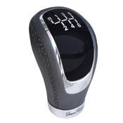 Simoni Racing Gear Knob Skin - Black/Aluminium incl. 3 Shift Patterns