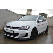 Maxton Design Side Skirt Diffusers Wide VW Golf MK7 / 7F Gloss Black