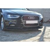 Maxton Design Audi A4 B8 Facelift 2011-2015 Front Splitter Black Gloss