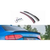Maxton Design Spoiler Cap Gloss Black Audi A4 08-15