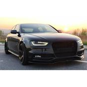 Maxton Design V2 Audi S4/A4 S-Line B8 Facelift Front Splitter Gloss Black