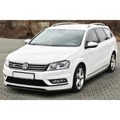 Maxton Design Front Splitter V.1 Passat B7 R-Line Gloss Black
