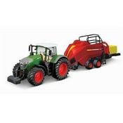 Bburago Fendt 1050 Vario with Baler 1:50 Scale