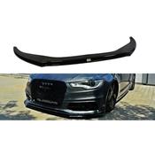 Maxton design V.2 Audi S6/A6 S-Line C7 Front Splitter Gloss Black