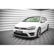 Maxton Design Front Splitter V.4 VW Golf MK7 R Gloss Black