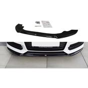 Maxton Design Front Splitter V.1 Audi A6 C7F S-Line/S6 C7 Facelift Gloss Black