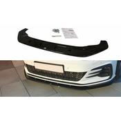 Maxton Design V1 VW Golf MK7 GTI Facelift Front Splitter Black Gloss