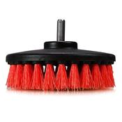 Chemical Guys Carpet Brush With Drill Attachment (Red)