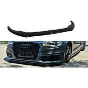 Maxton Design Front Splitter V.1 Audi S6 / A6 S-Line C7 Gloss Black