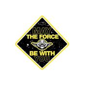 Star Wars May The Force Be With You Window Sign