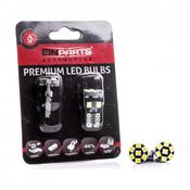 Premium LED Bulbs W5W T10 6000K Canbus x 2