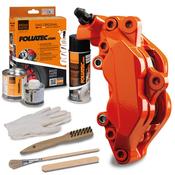 Foliatec Brake Caliper Kit Flame Orange
