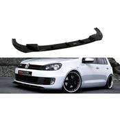 Maxton Design Front Splitter VW Golf MK6 GTI 2008-12 Gloss Black