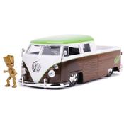 Jada Toys Groot &amp; 1963 Volkswagen Bus Pickup 1/24