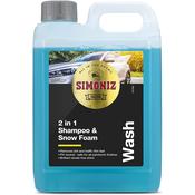 Simoniz 2 in 1 Shampoo &amp; Snowfoam 2 Litre image