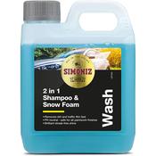 Simoniz 2 in 1 Shampoo &amp; Snow Foam 1 litre image