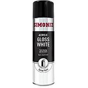 Simoniz Acrylic Gloss White Aerosol 500ml